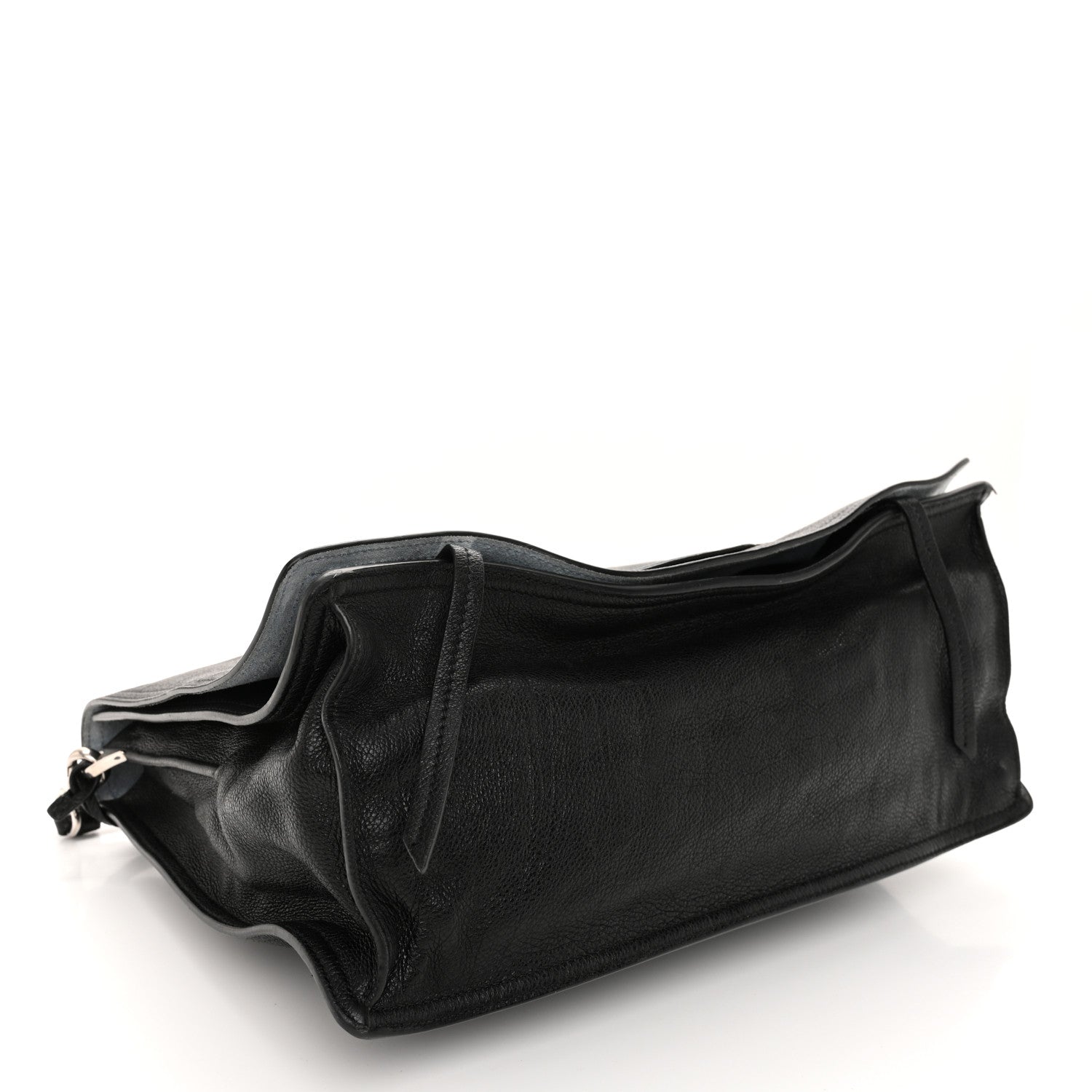 Prada Glace Calf Etiquette Flap Black Astrale 4 of 10