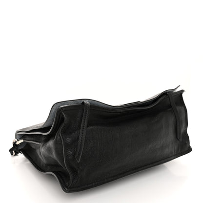 Prada Glace Calf Etiquette Flap Black Astrale 4 of 10