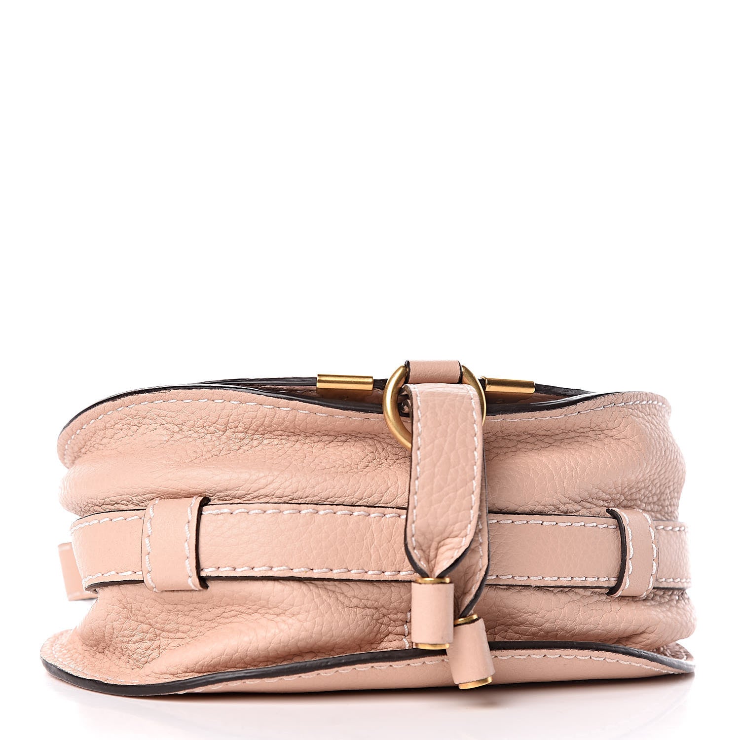 Chloe Calfskin Mini Marcie Round Crossbody Bag Blush Nude 4 of 11