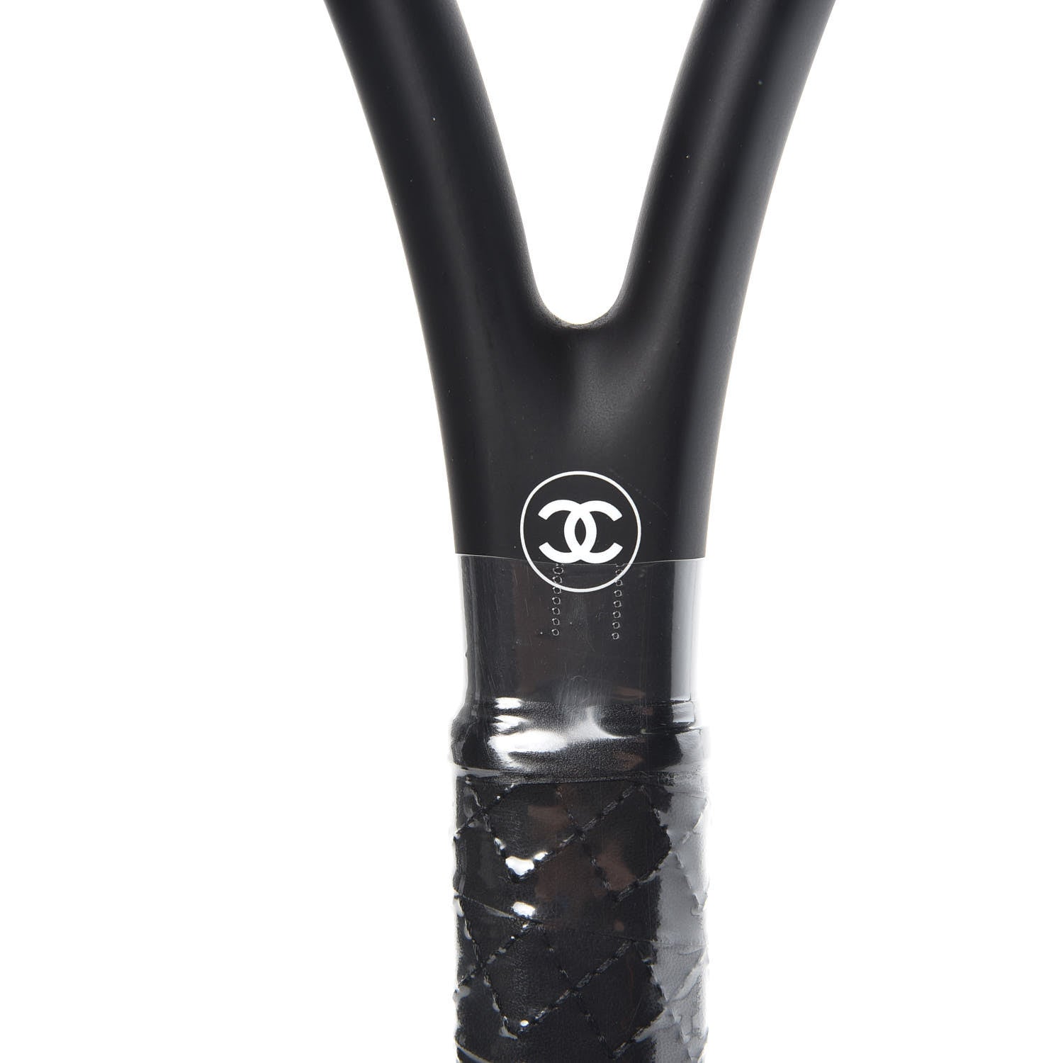 Chanel Tennis Racquet and Nylon Quilted Cover Black 3 of 8