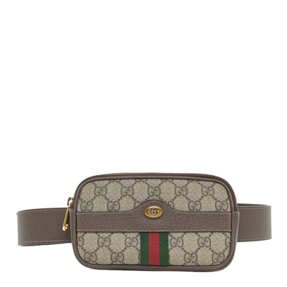 Gucci GG Supreme Monogram Ophidia Belted iPhone Case 85 34 Dark Brown 1 of 14