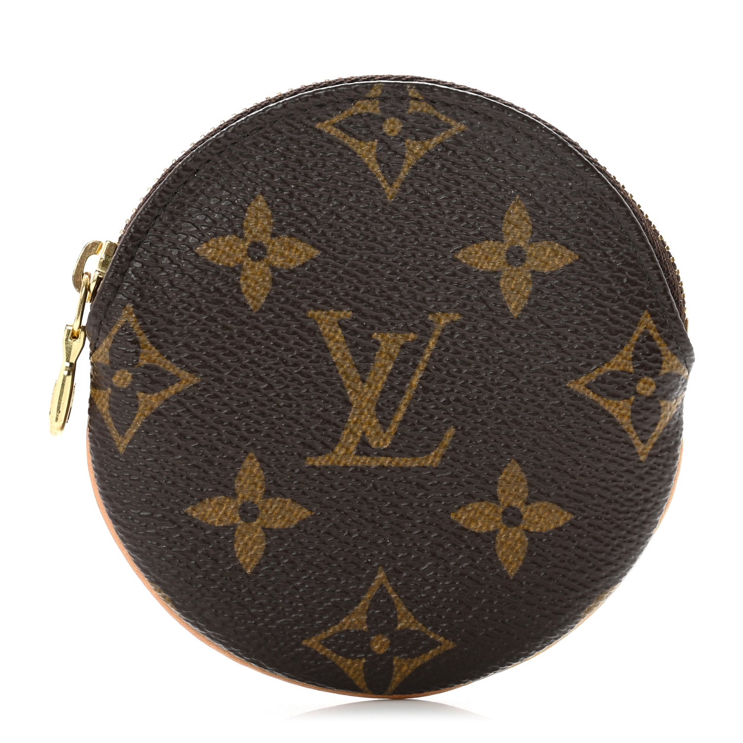 Monogram Round Coin Purse