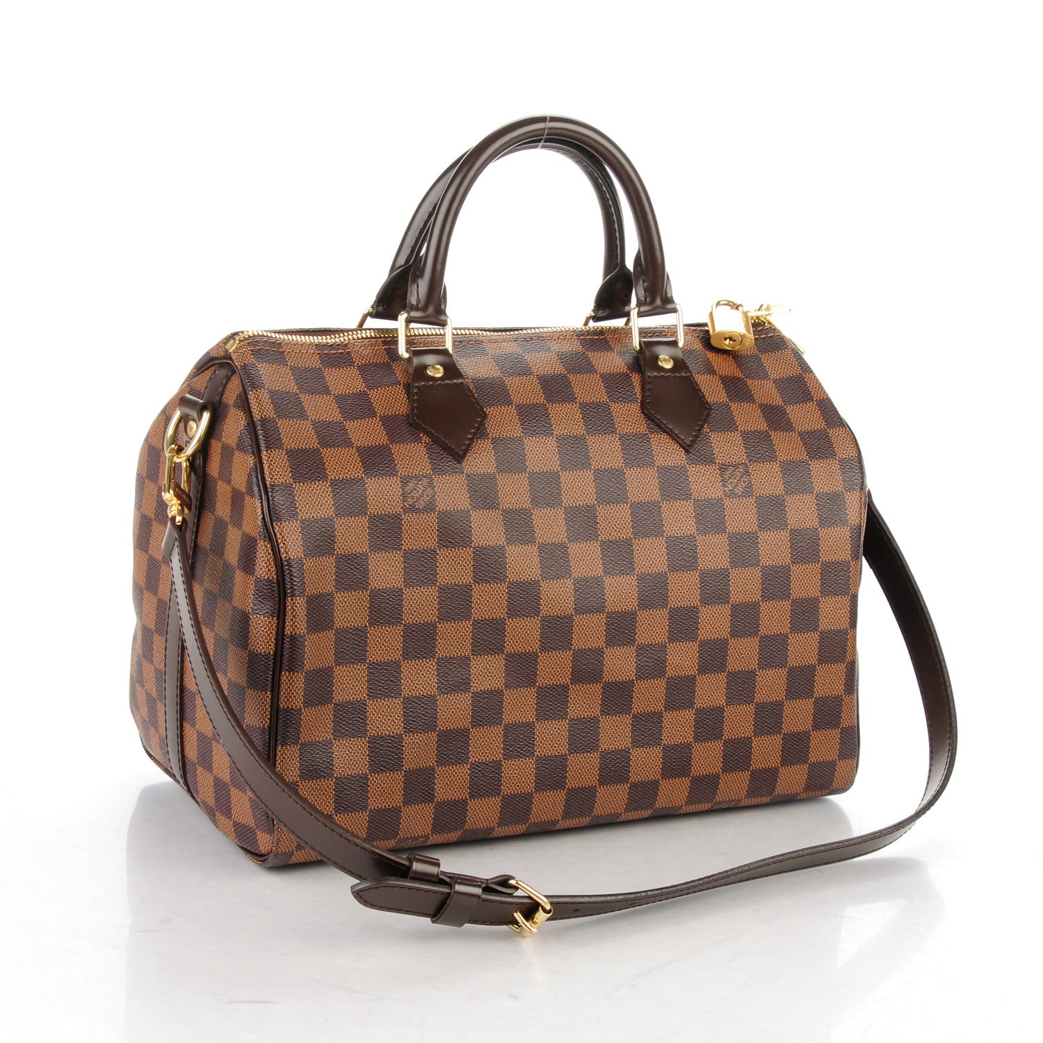 Louis Vuitton Damier Ebene Speedy Bandouliere 30 3 of 7