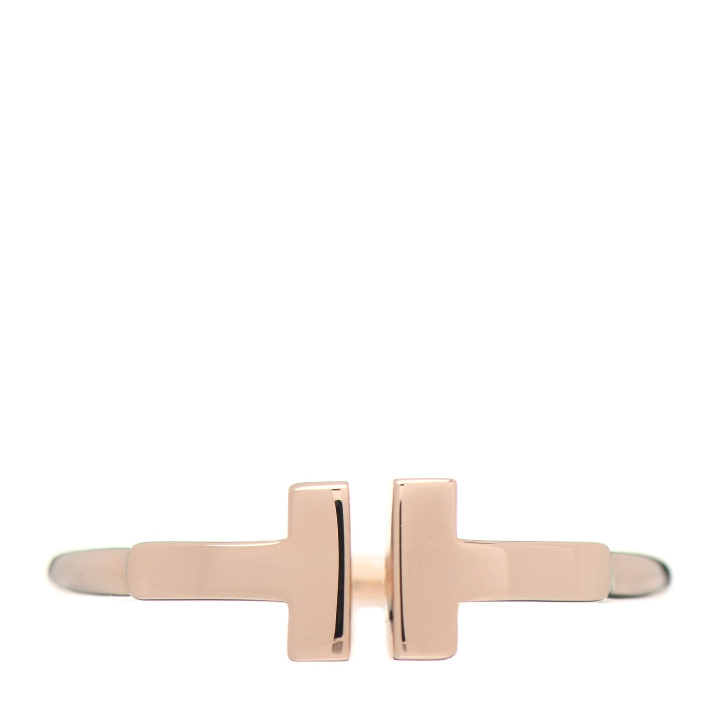 18K Rose Gold T Wire Ring 52 6