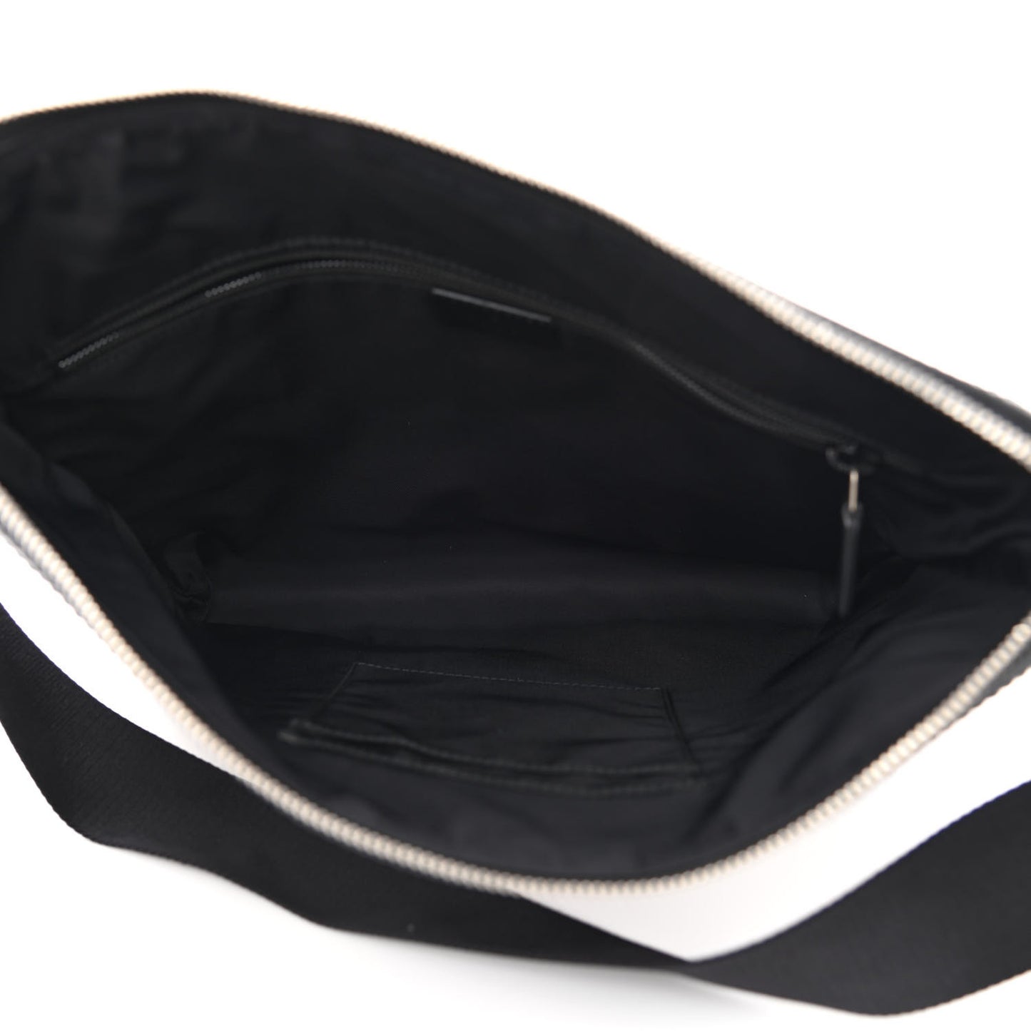 GG Supreme Monogram Web Messenger Bag Black