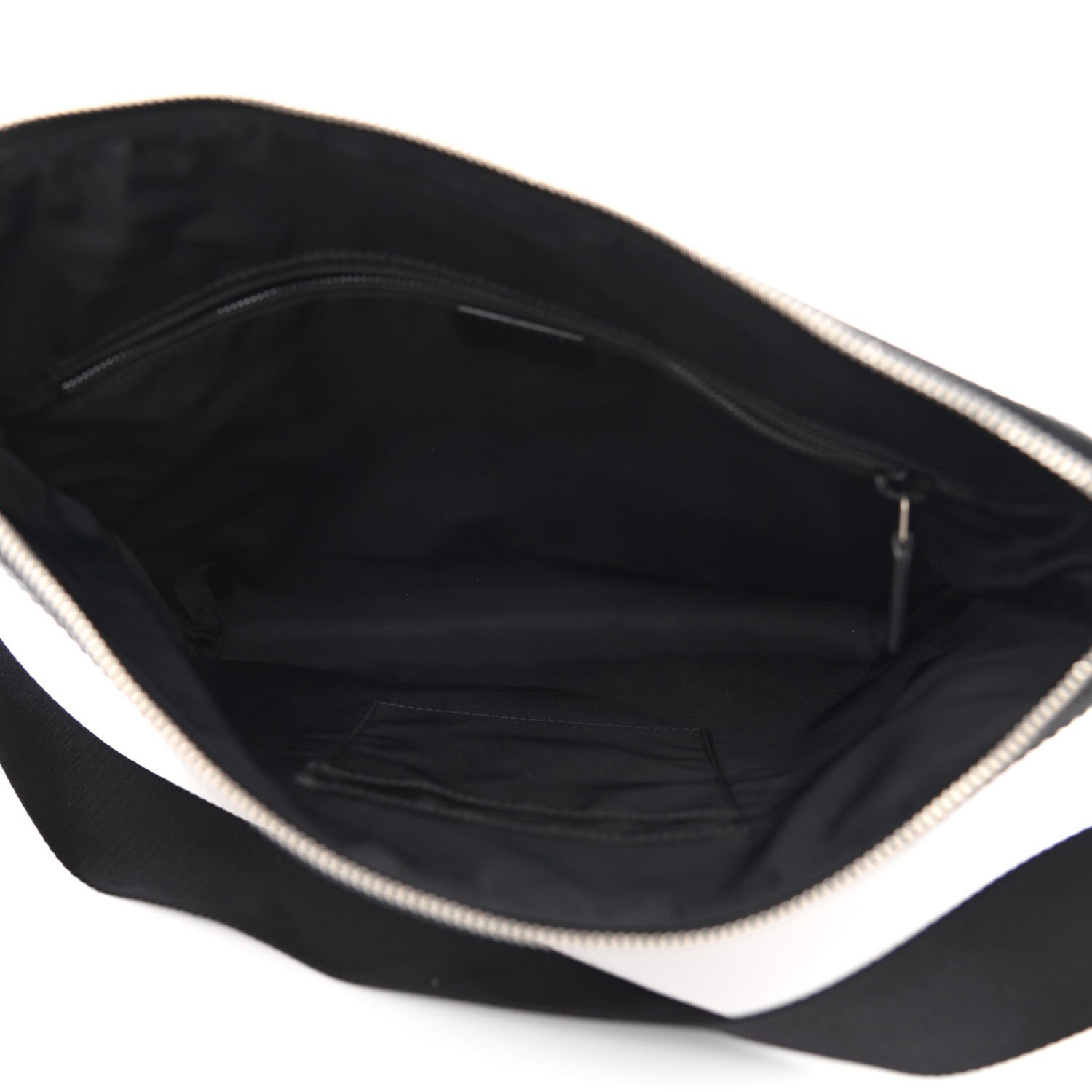 Gucci GG Supreme Monogram Web Messenger Bag Black 4 of 9