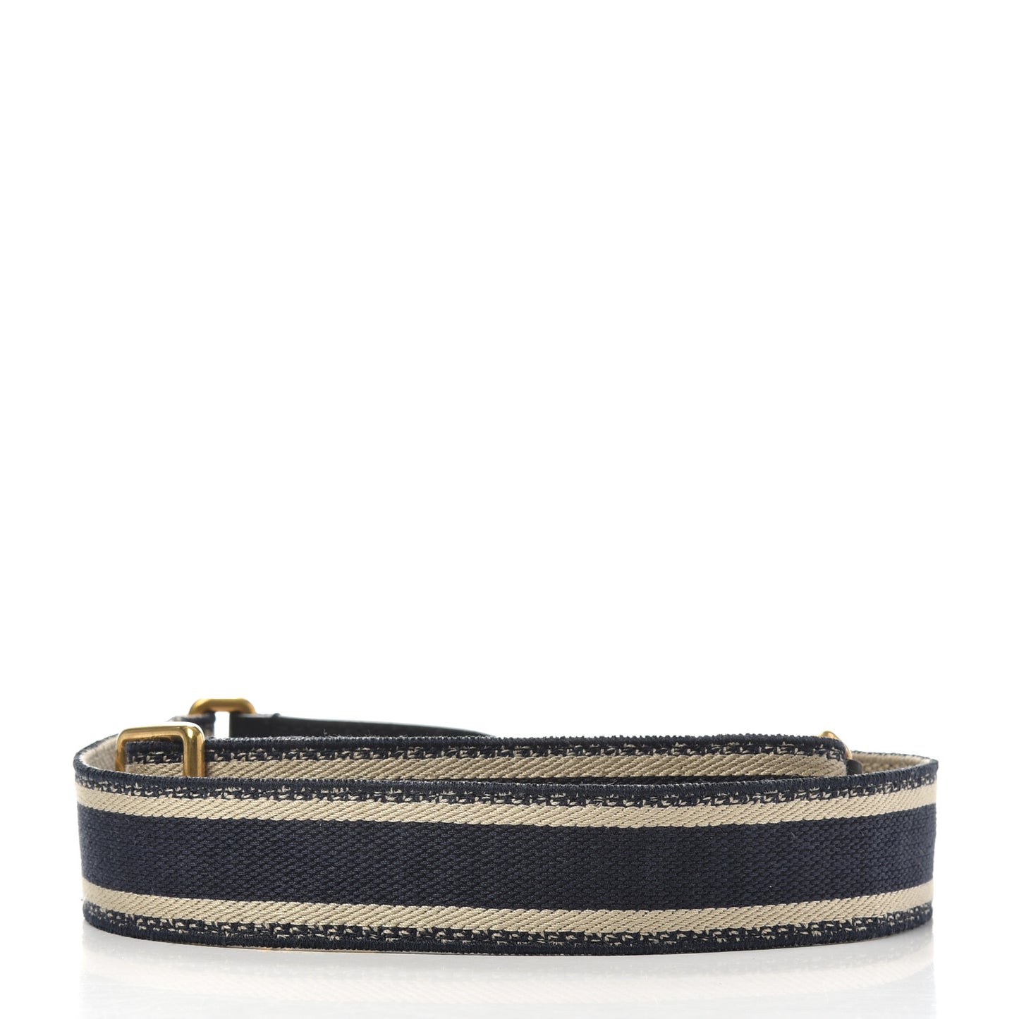 Canvas Embroidered Shoulder Strap Blue