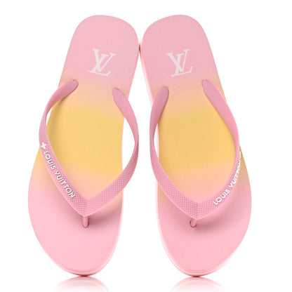 Louis Vuitton Rubber Arcade Flat Thong Sandals 41 Rose 5 of 10