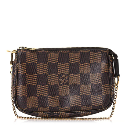 Louis Vuitton Damier Ebene Mini Pochette Accessories 1 of 13