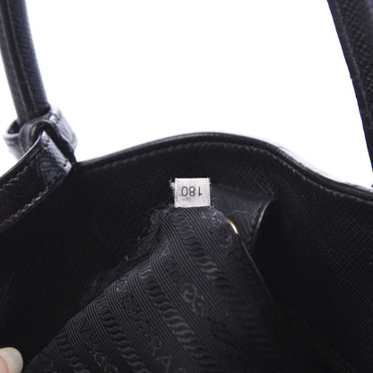 Prada Saffiano Cuir Open Promenade Tote Black 7 of 21