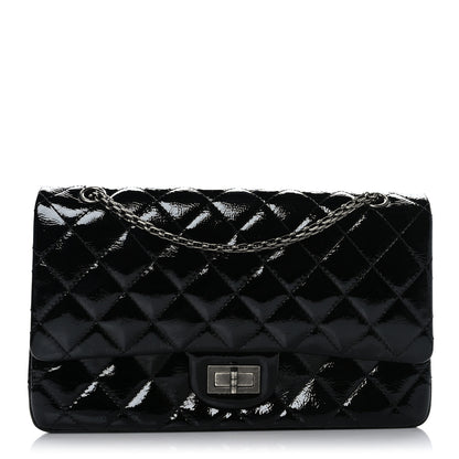 Chanel Patent Quilted 2.55 Reissue 226 Flap Black 1 of 9