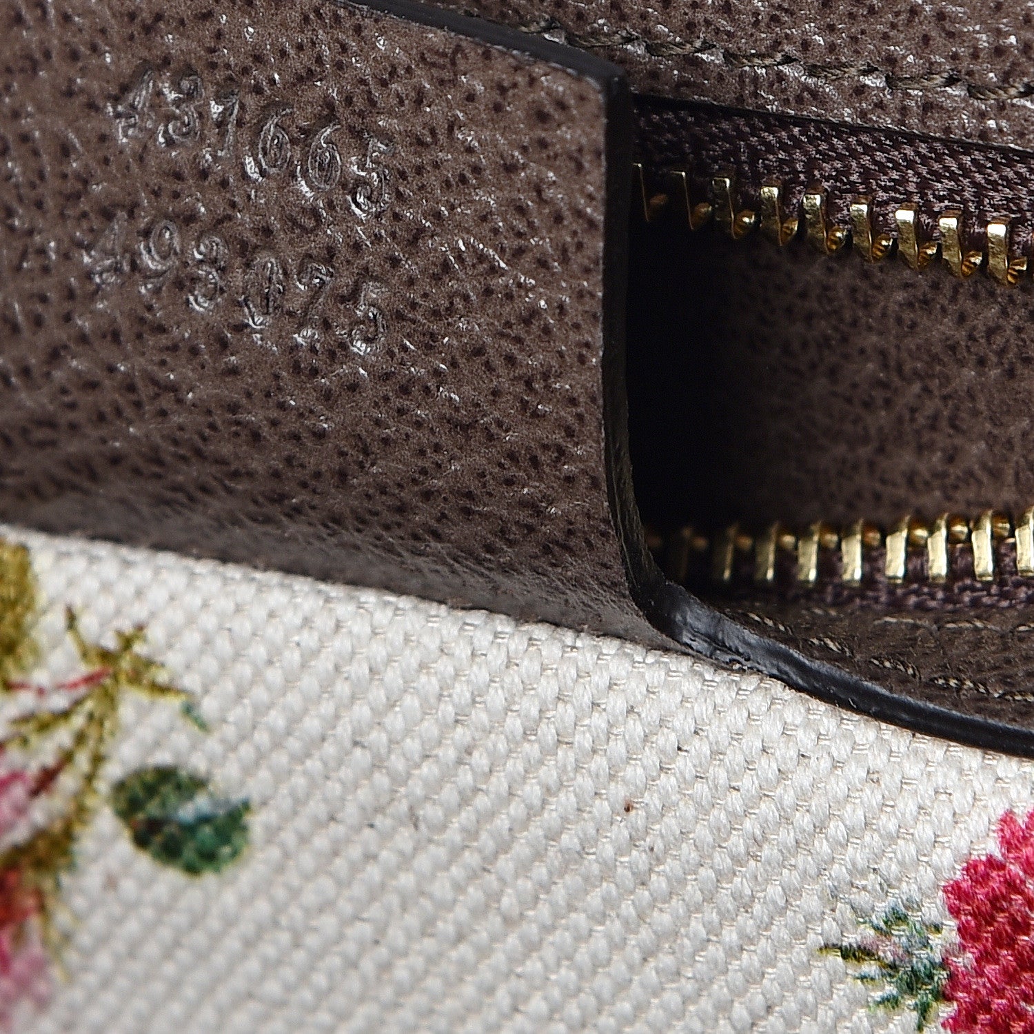 Gucci Calfskin Embroidered Medium Sylvie Top Handle Bag New Acero Multicolor 7 of 10