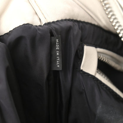 Prada Nappa Bomber Tote Bianco 5 of 12