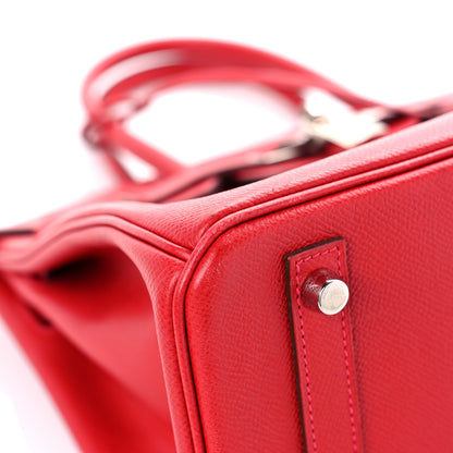 Hermes Epsom Birkin 30 Rouge Casaque 8 of 12