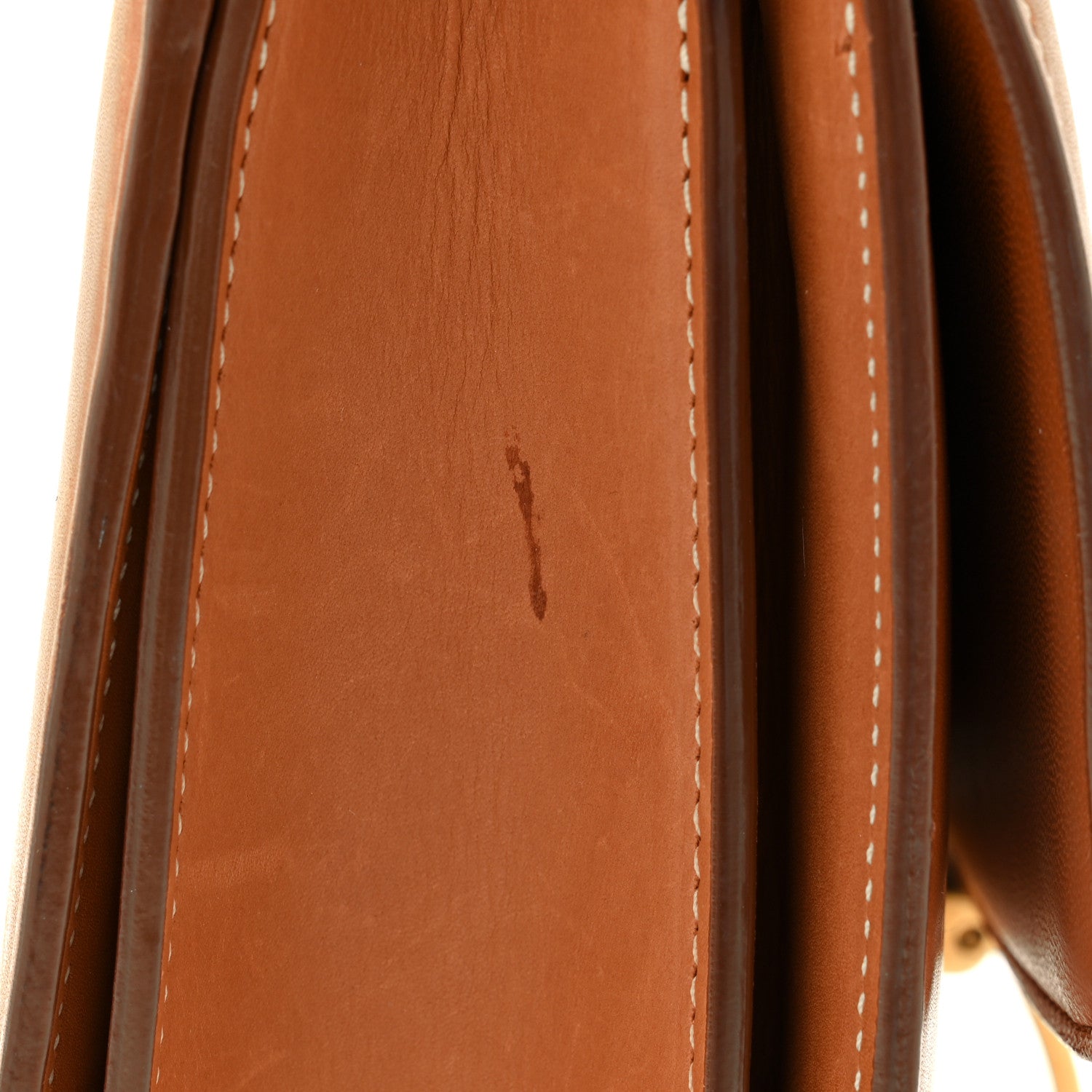 Celine Natural Calfskin Medium Classic Box Flap Bag Tan 11 of 13