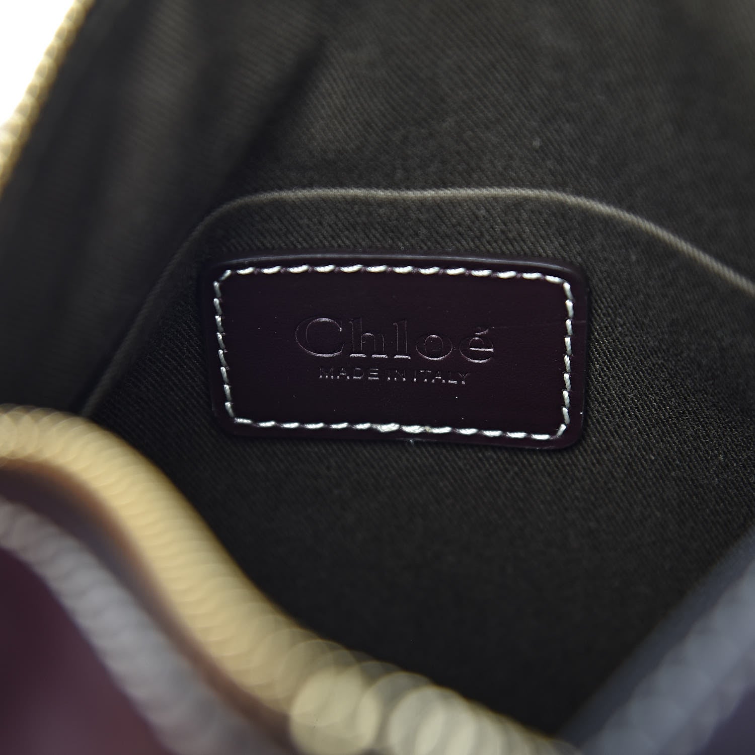 Chloe Calfskin Marcie Saddle Shoulder Bag Black Raisin 6 of 12
