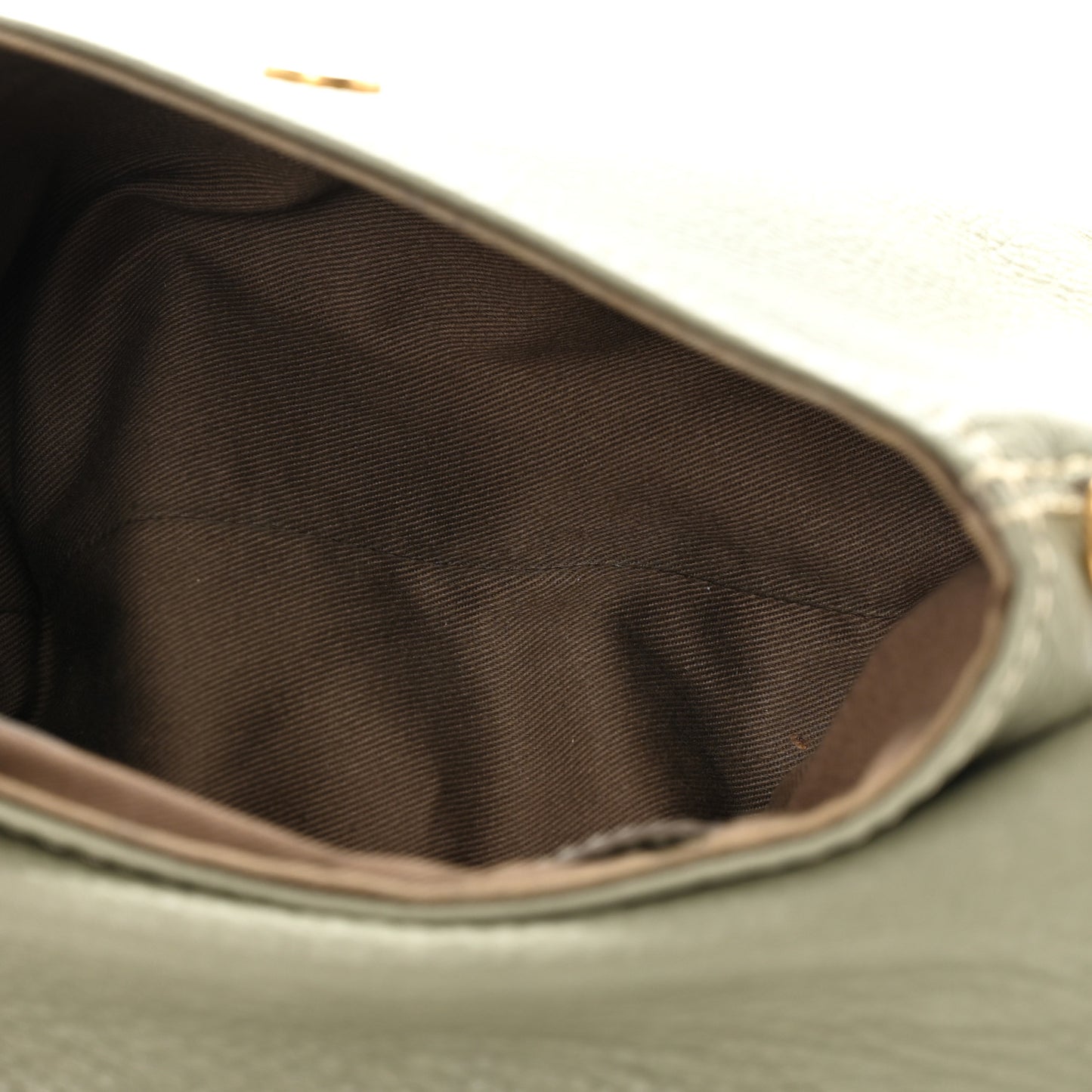 Calfskin Marcie Pochette Crossbody Bag Baobab Green