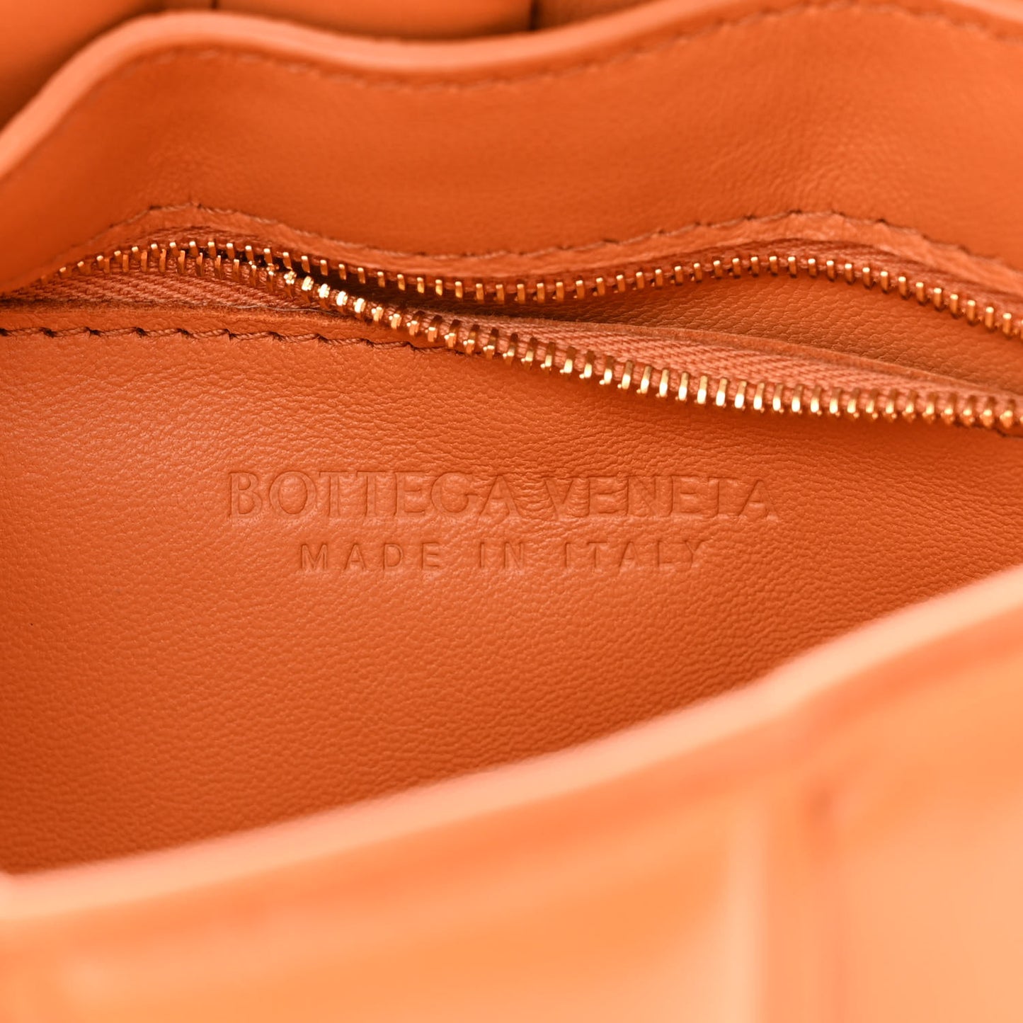 Nappa Maxi Intreccio Padded Cassette Crossbody Bag Caramel