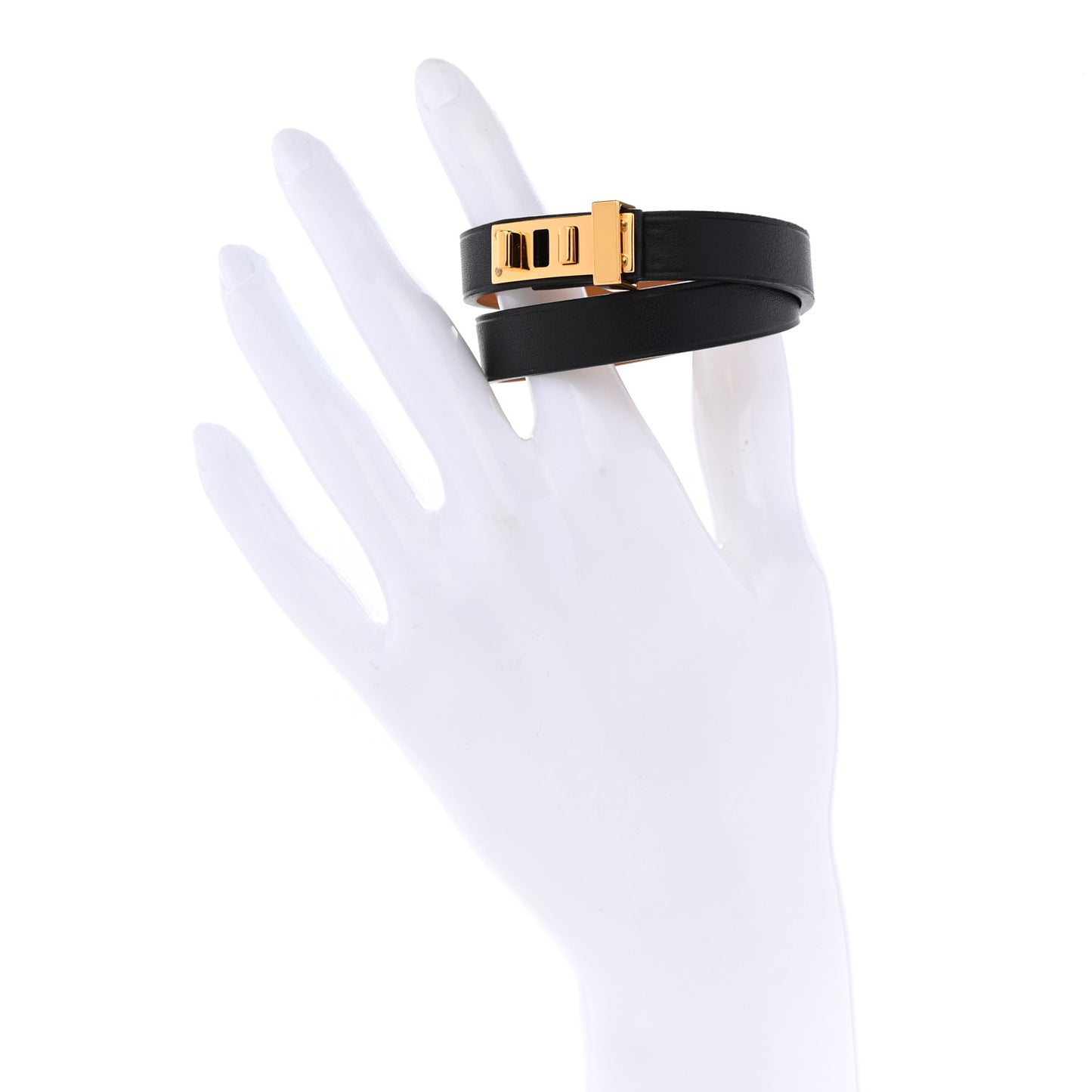 Swift Mini Dog Double Tour Bracelet T3 Black