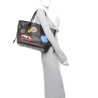 Louis Vuitton Monogram My LV World Tour Neverfull MM 2 of 16