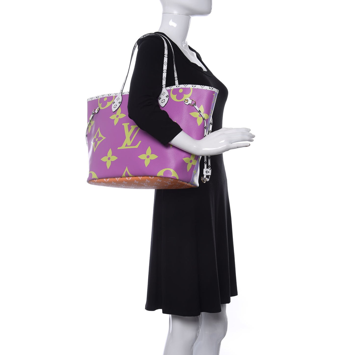 Monogram Giant Neverfull MM Pink Lilac