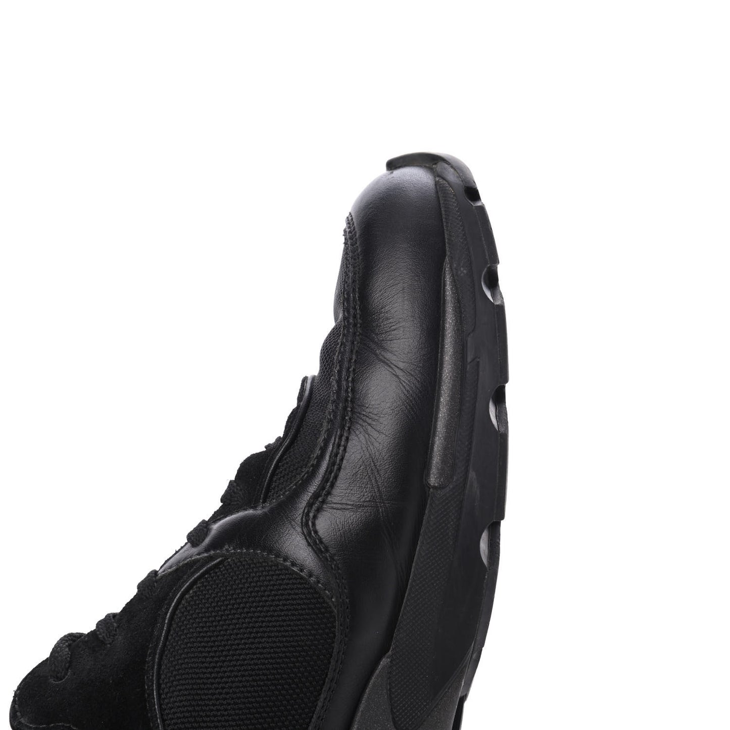 Toile Suede Calfskin CC Sneakers 39 Black