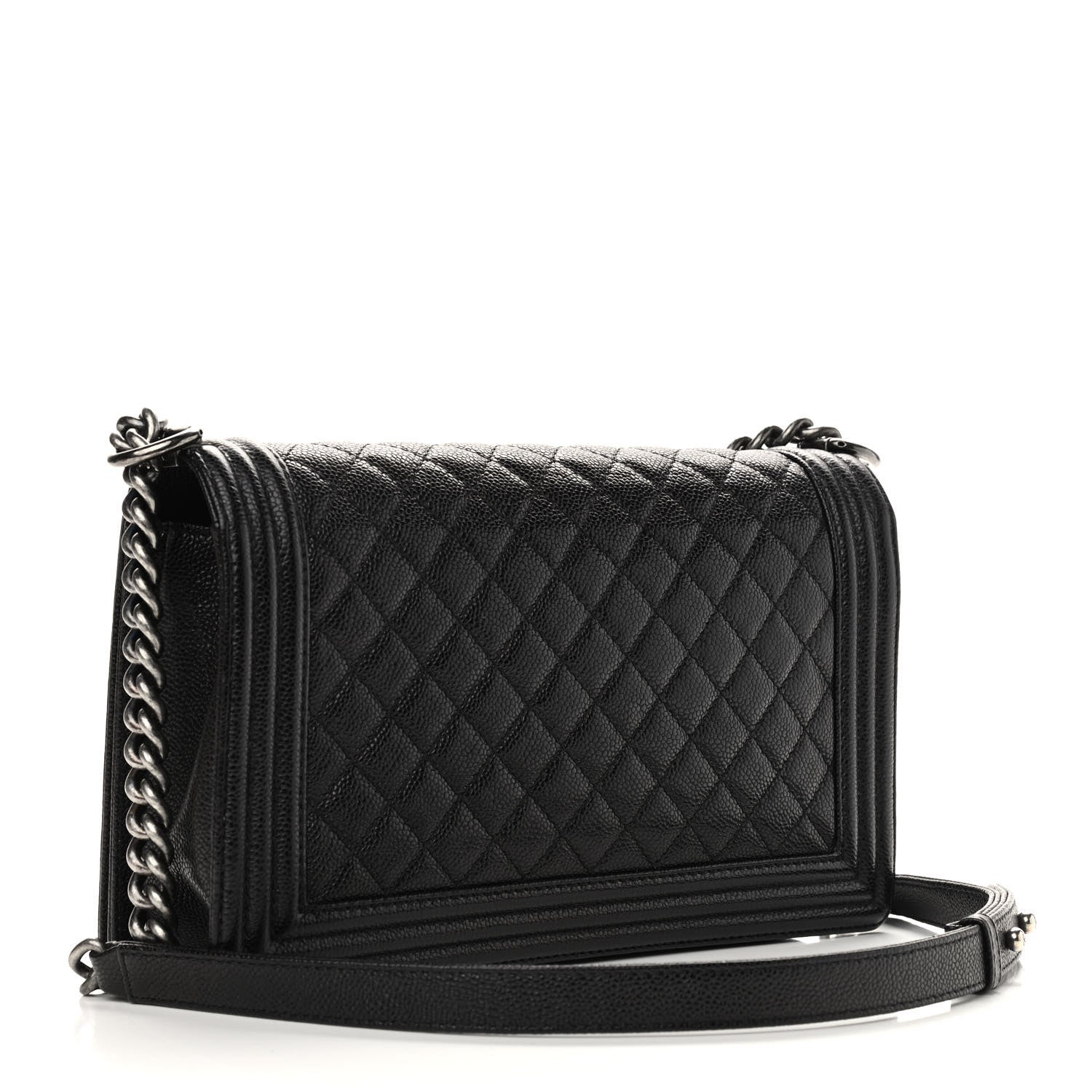 Chanel Caviar Quilted New Medium Boy Flap Black 3 of 11