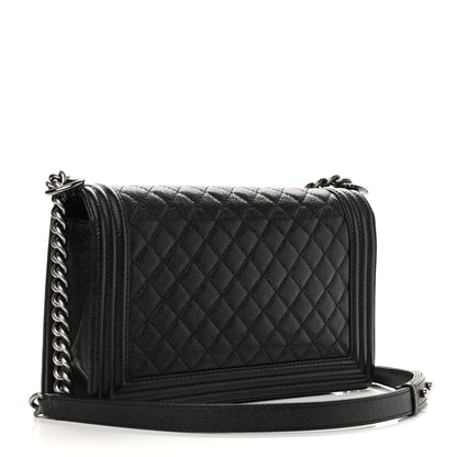 Chanel Caviar Quilted New Medium Boy Flap Black 3 of 11