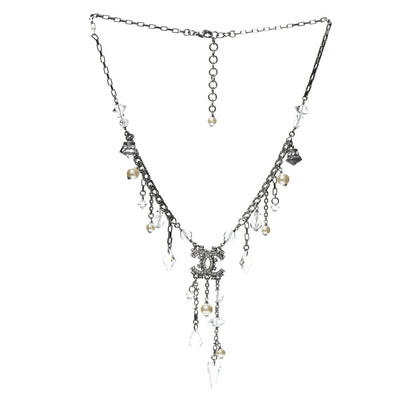 Chanel Ruthenium Crystal Pearl Necklace 3 of 4