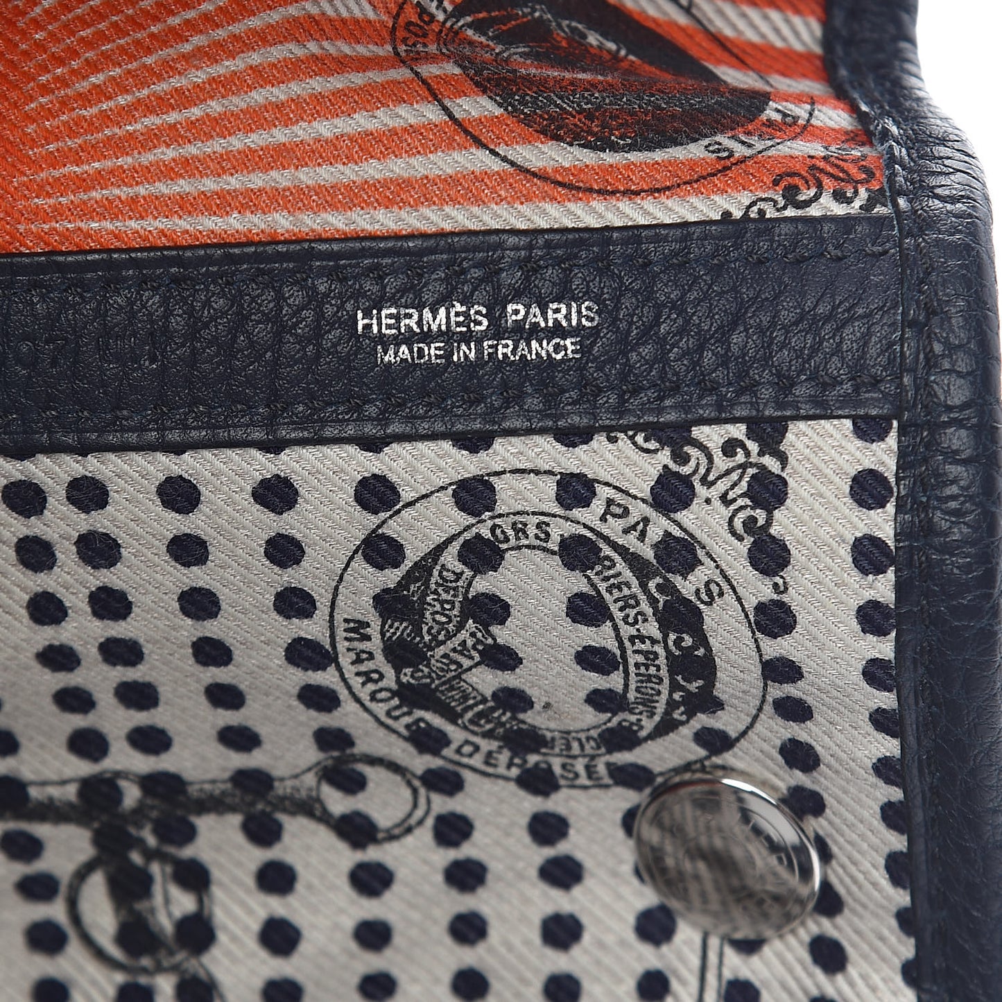 Negonda Garden Party 36 MM Bleu Indigo Orange Poppy