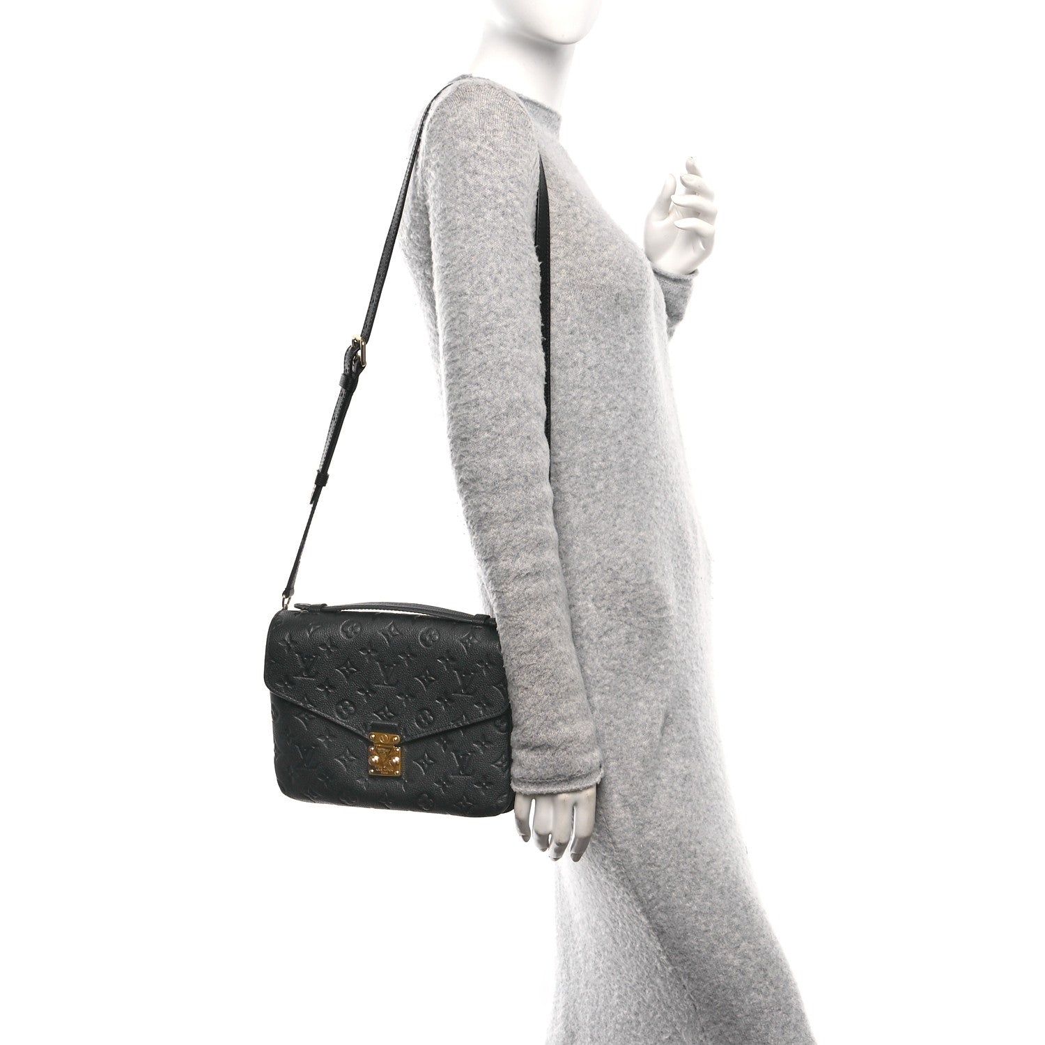 Louis Vuitton Empreinte Pochette Metis Black 2 of 11