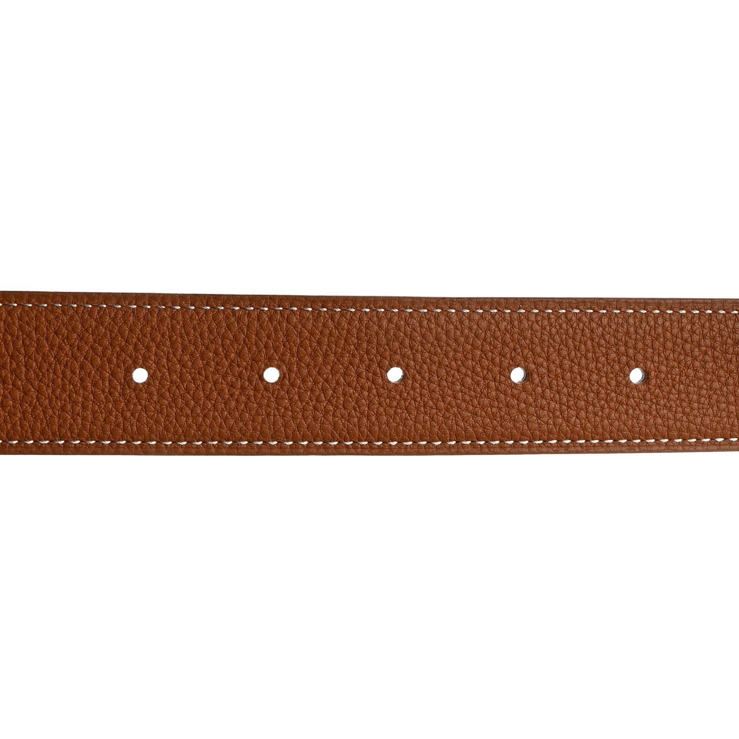Hermes Chamonix 135 Togo Constance Belt 85 34 Black Gold 4 of 7