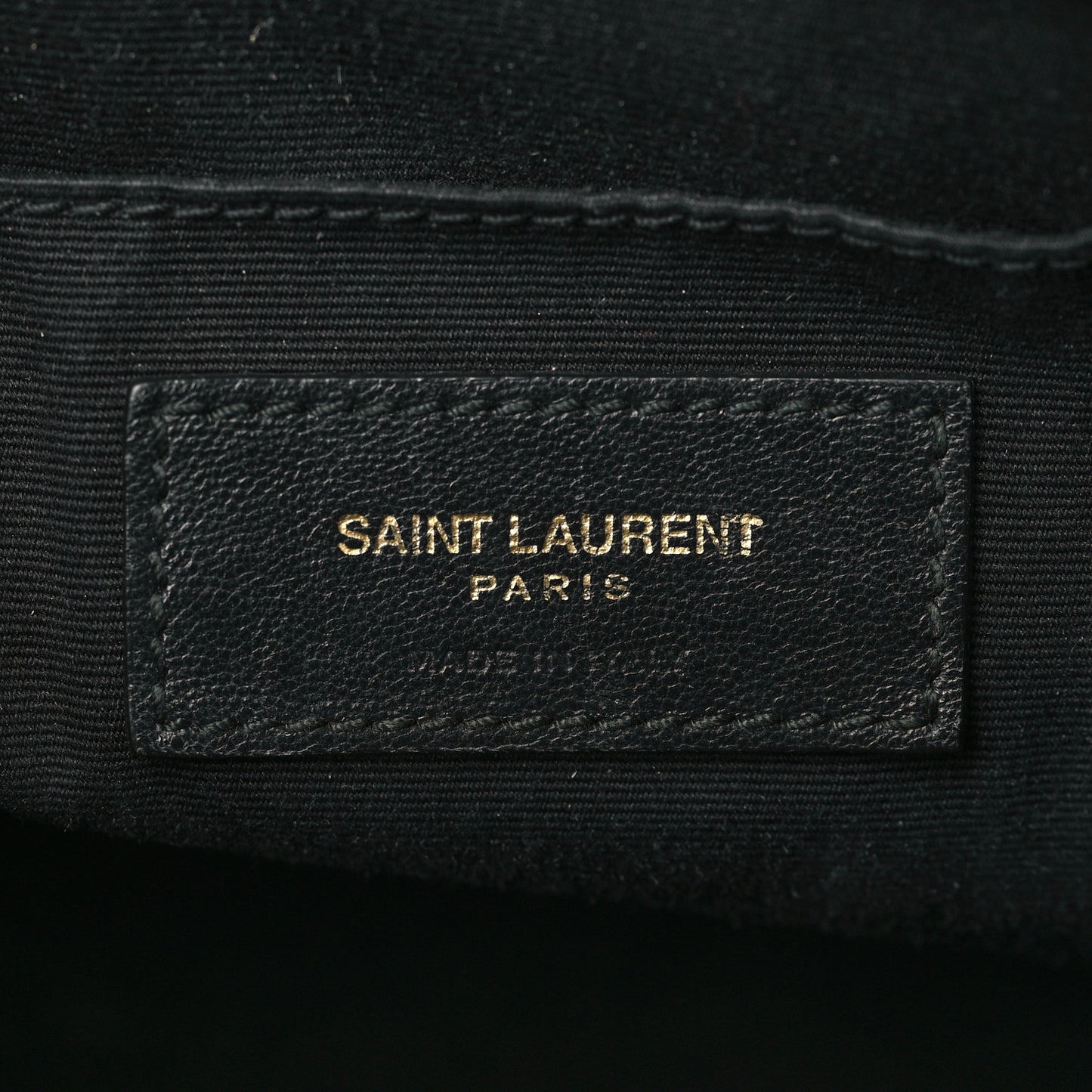 Calfskin Matelasse Monogram Lou Camera Bag Black
