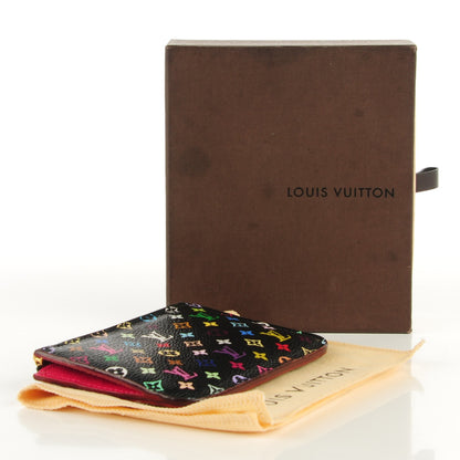 Louis Vuitton Monogram Multicolor Key Pouch Black Grenade 4 of 7