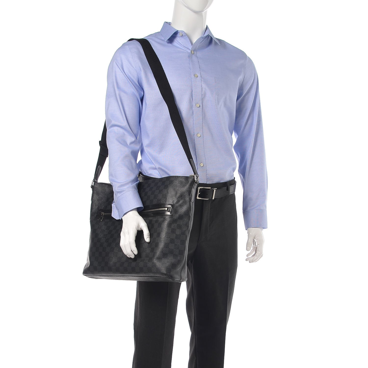 Louis Vuitton Damier Graphite Mick GM 2 of 16