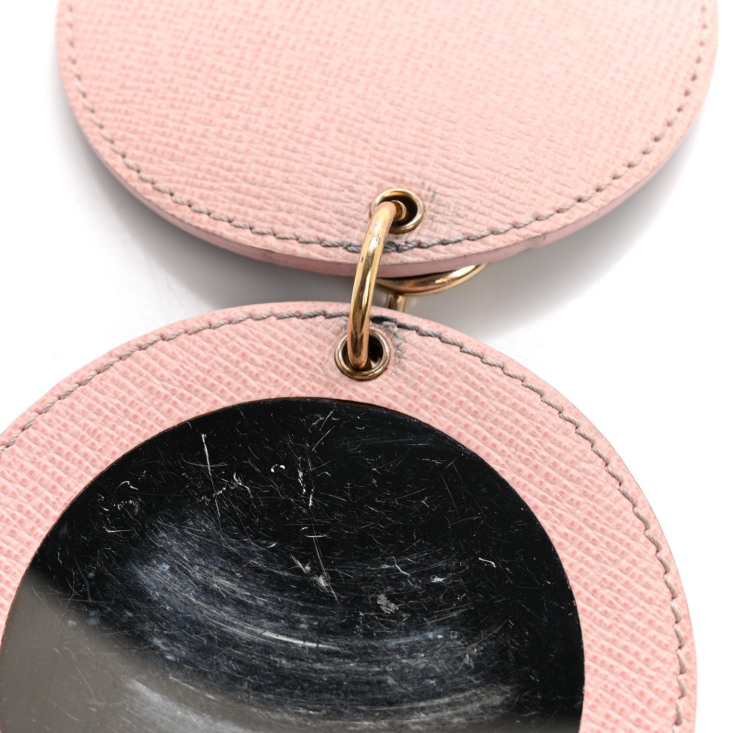 Louis Vuitton Monogram LV Mirror Bag Charm Key Holder Rose Ballerine 4 of 5