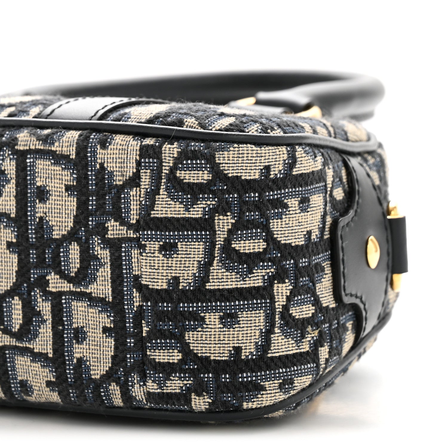 Christian Dior Oblique East West Nano D-Vibe Bowling Bag Blue