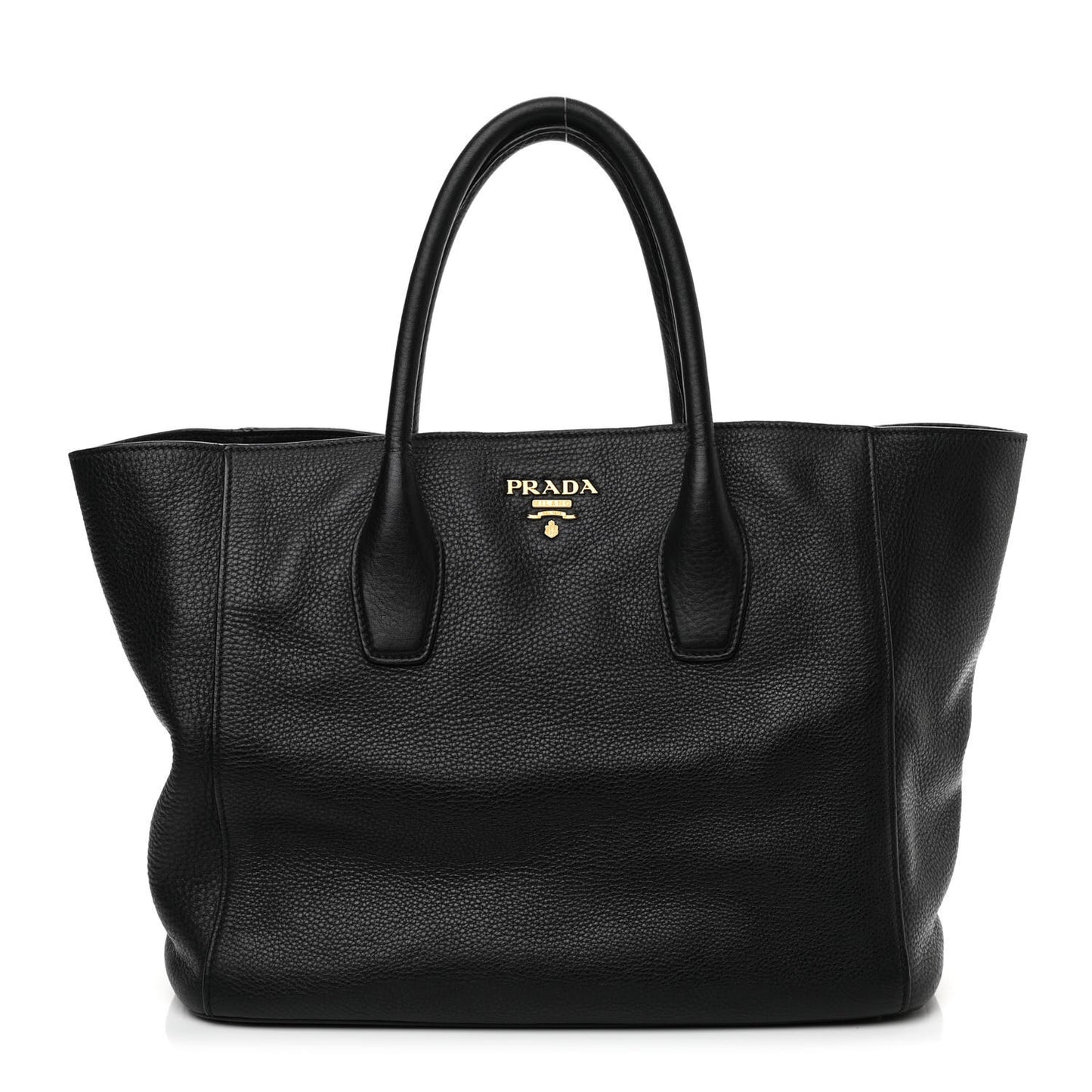 Vitello Daino Tote Black