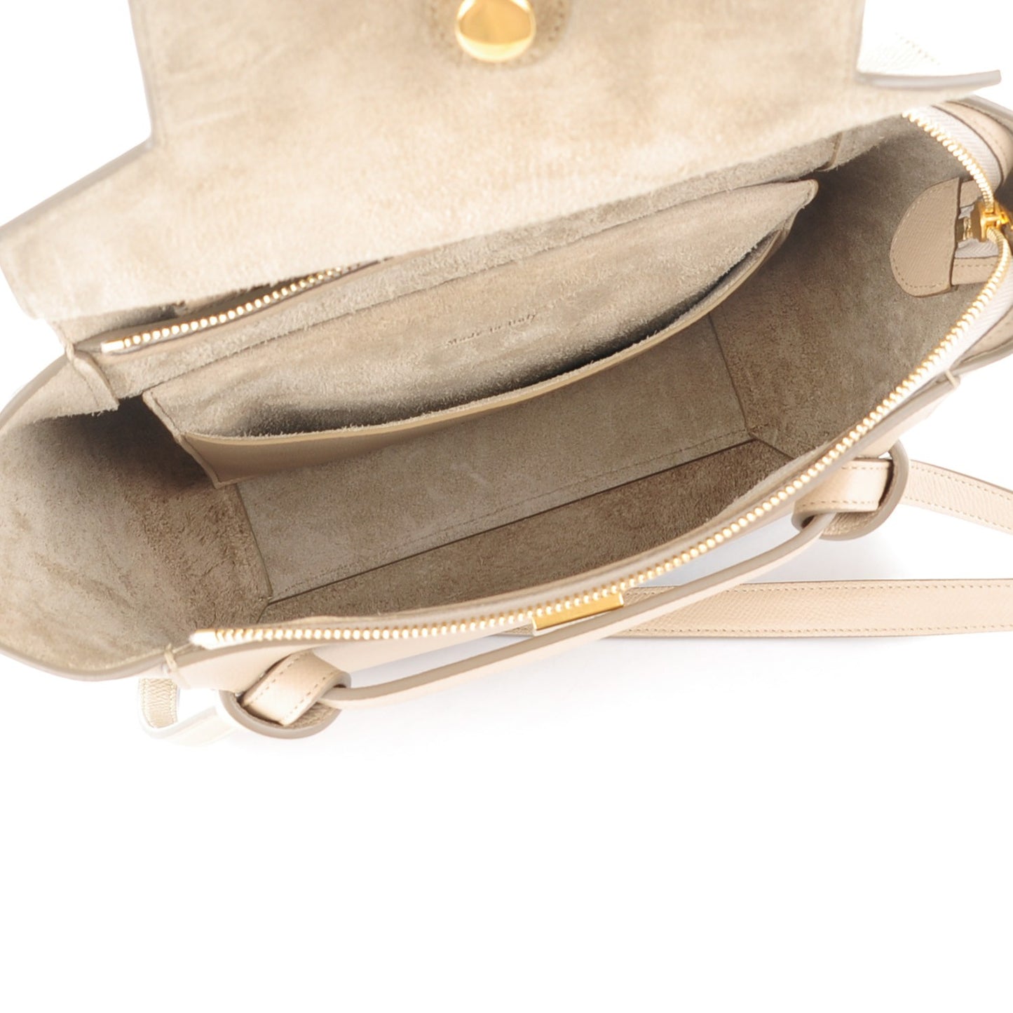 Baby Grained Calfskin Micro Belt Bag Dune
