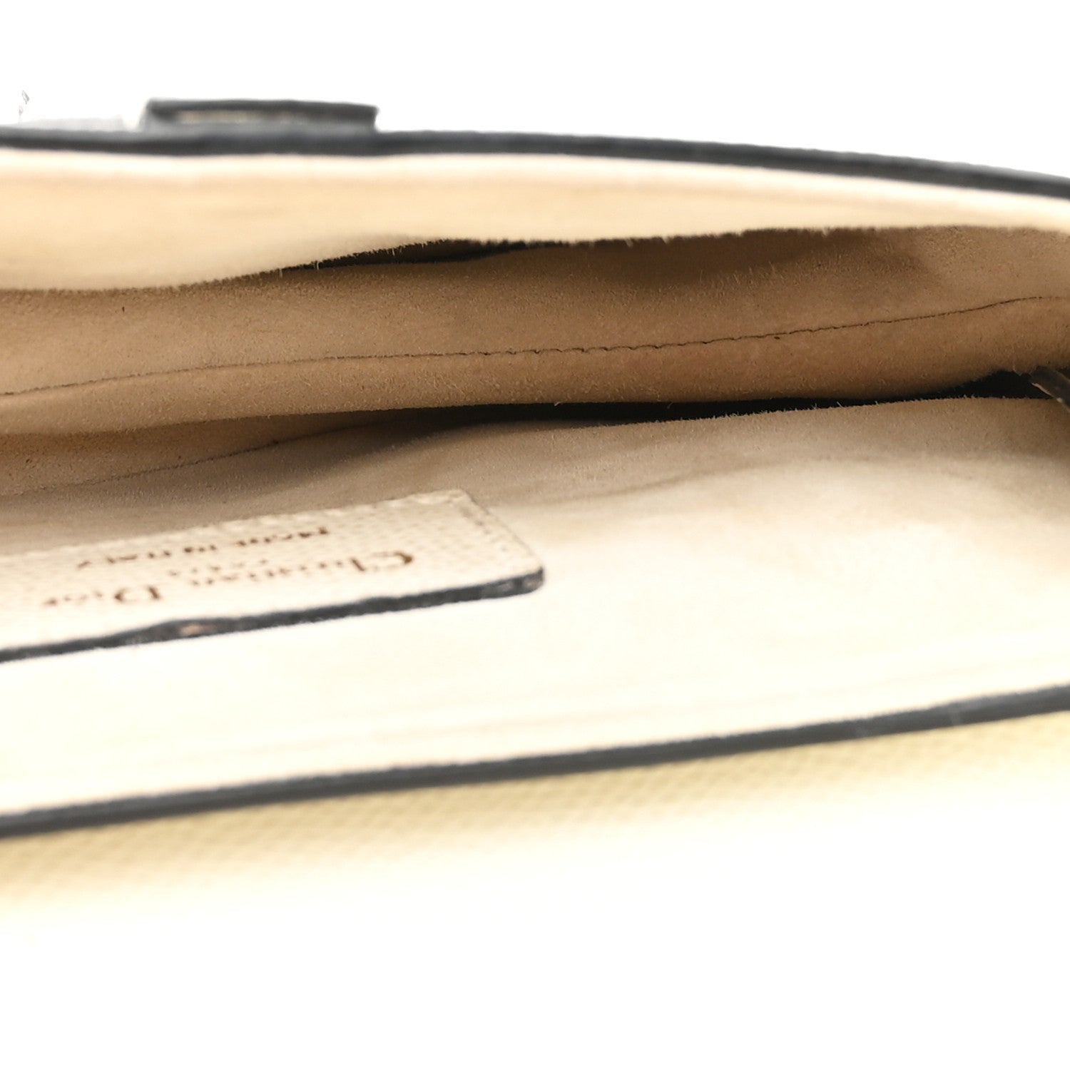 Christian Dior Grained Calfskin Mini Saddle Bag White 5 of 10