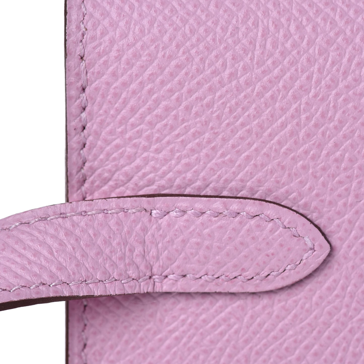 Epsom Verso Kelly Longue Wallet Mauve Sylvestre Jaune de Naples