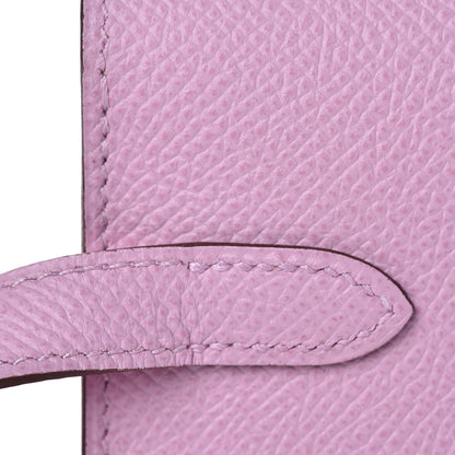 Hermes Epsom Verso Kelly Longue Wallet Mauve Sylvestre Jaune de Naples 18 of 19