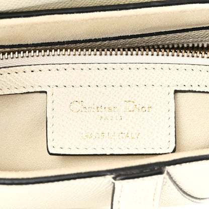 Christian Dior Grained Calfskin Saddle Bag White 6 of 10
