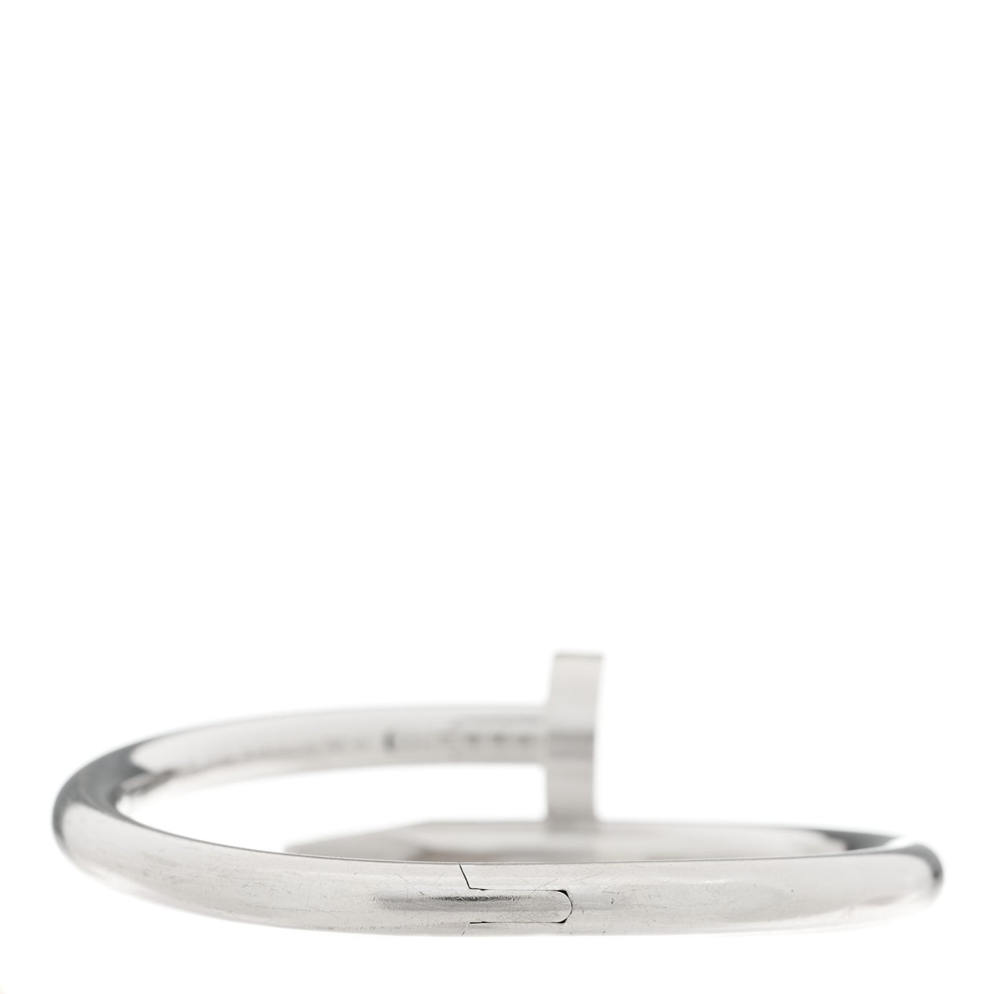 18K White Gold Medium Juste Un Clou Bracelet 16