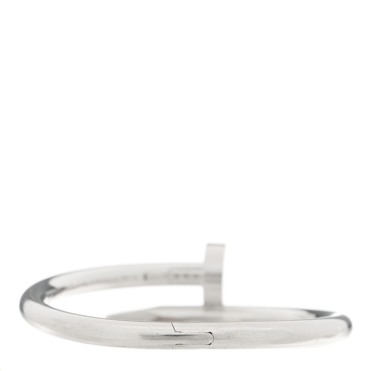 Cartier 18K White Gold Medium Juste Un Clou Bracelet 16 2 of 5