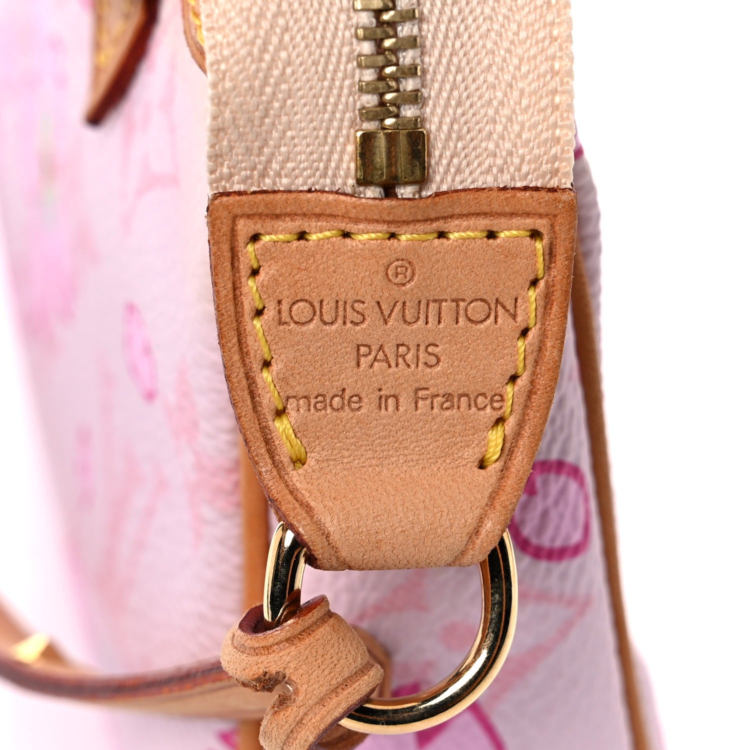 Louis Vuitton Monogram Cherry Blossom Pochette Accessories Pink 6 of 17