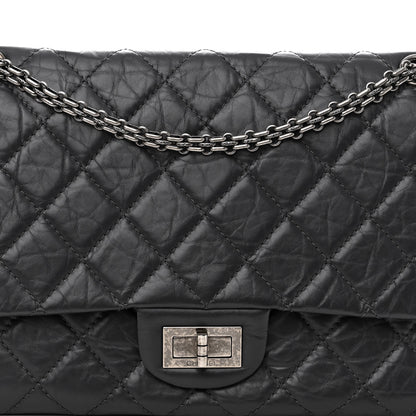 Chanel Aged Calfskin Quilted 2.55 Reissue 227 Flap Grey 8 of 10
