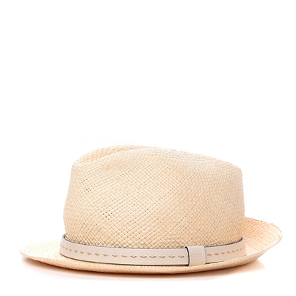 Gucci Straw Fedora Hat M 1 of 5