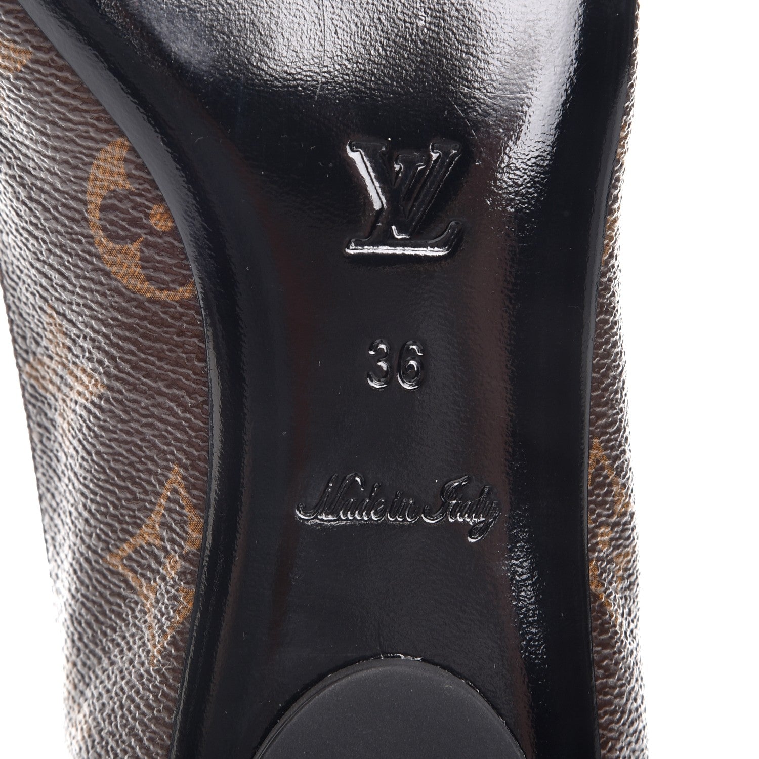 Louis Vuitton Monogram Inspired Ballerina Flats 36 6 of 9