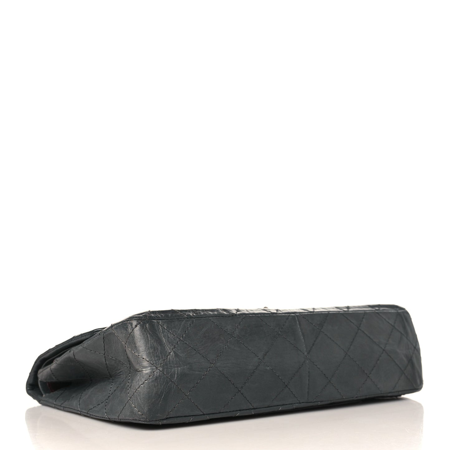 Aged Calfskin Quilted 50th Anniversary 2.55 Reissue 227 Flap Grey